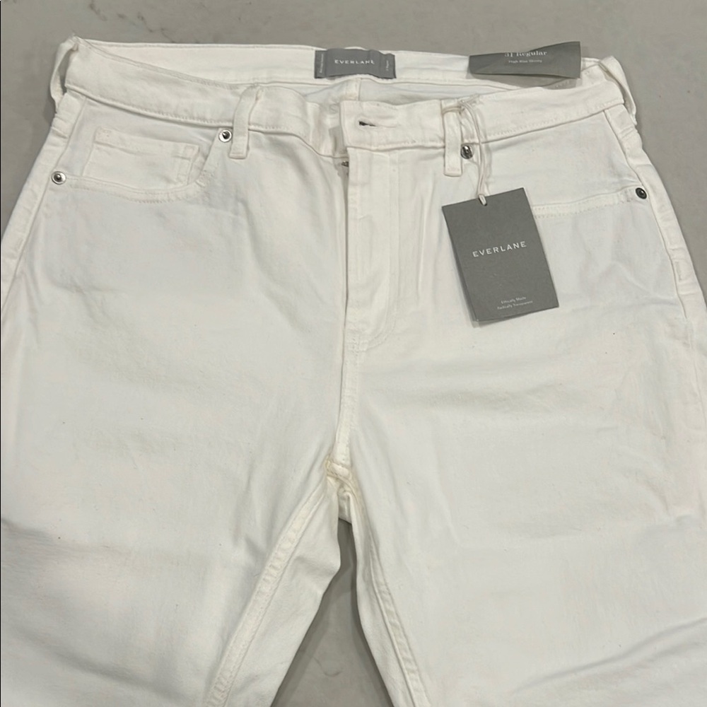 Everlane White Denim Jeans